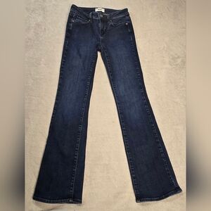 PAIGE Manhatten Bootcut Jeans Women's in BAYLOR Mid Rise Denim Jeans Sz 26